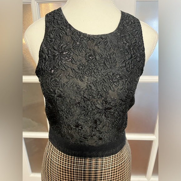 3.1 Phillip Lim Paneled Cloqué and Houndstooth Wool-Tweed Dress - Picture 6 of 15